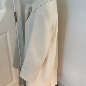 Jones white dress coat
